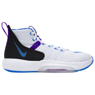 Nike Kosárlabda Cipő Férfi Zoom Rize Fehér/Fekete/Kék/Lila,SEH52780